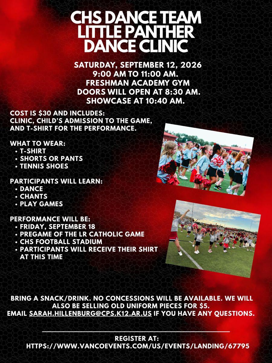 Dance Clinic Flyer